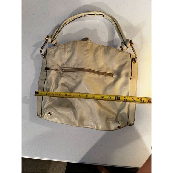 Vintage Cream Leather Bag - Picture 7 of 7